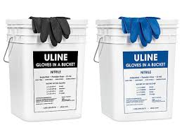 NITRILE GLOVES IN A BUCKET PACK OF 500