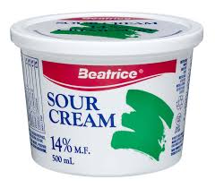 Sour cream 14%