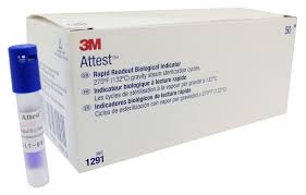 3M STEAM STERILIZER ATTEST INDICATOR 1 HOUR PACK OF 50