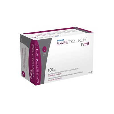 SAFETOUCH VYTRIL BLUE PACK OF 100