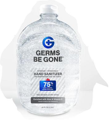 6 bottles - 75% Germs Be Gone - 1.9 L (64oz)