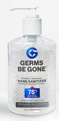240 bottles - 75% Germs Be Gone - 236mL (8oz)