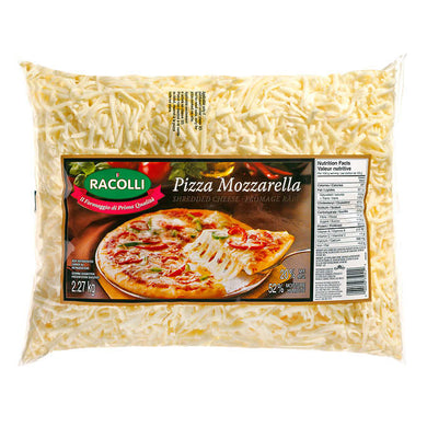 RACOLLI CHEESE MOZZARELLA SHREDDED 20% PACK OF 4 (9KG)