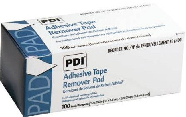 PDI SKIN ADHESIVE TAPE REMOVER PADS PACK OF 100