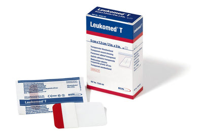 LEUKOMED T WATERPROOF ADHESIVE TRANSPARENT DRESSING PACK OF 50