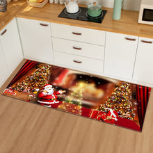 Christmas Pattern Kitchen Mat Bedroom Entrance Doormat  Living Room Carpet 3D Home Floor Decoration Bathroom Non-Slip Rug - DeliverMyCart.com