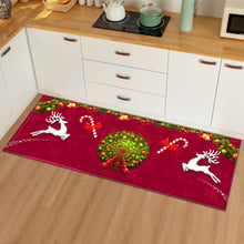Christmas Pattern Kitchen Mat Bedroom Entrance Doormat  Living Room Carpet 3D Home Floor Decoration Bathroom Non-Slip Rug - DeliverMyCart.com