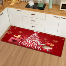 Christmas Pattern Kitchen Mat Bedroom Entrance Doormat  Living Room Carpet 3D Home Floor Decoration Bathroom Non-Slip Rug - DeliverMyCart.com