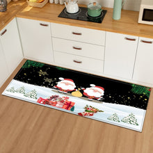 Christmas Pattern Kitchen Mat Bedroom Entrance Doormat  Living Room Carpet 3D Home Floor Decoration Bathroom Non-Slip Rug - DeliverMyCart.com