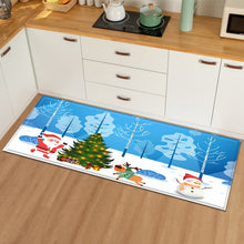 Christmas Pattern Kitchen Mat Bedroom Entrance Doormat  Living Room Carpet 3D Home Floor Decoration Bathroom Non-Slip Rug - DeliverMyCart.com
