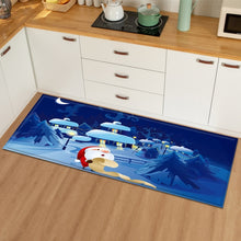 Christmas Pattern Kitchen Mat Bedroom Entrance Doormat  Living Room Carpet 3D Home Floor Decoration Bathroom Non-Slip Rug - DeliverMyCart.com