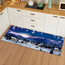 Christmas Pattern Kitchen Mat Bedroom Entrance Doormat  Living Room Carpet 3D Home Floor Decoration Bathroom Non-Slip Rug - DeliverMyCart.com