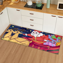 Christmas Pattern Kitchen Mat Bedroom Entrance Doormat  Living Room Carpet 3D Home Floor Decoration Bathroom Non-Slip Rug - DeliverMyCart.com