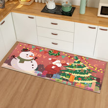 Christmas Pattern Kitchen Mat Bedroom Entrance Doormat  Living Room Carpet 3D Home Floor Decoration Bathroom Non-Slip Rug - DeliverMyCart.com