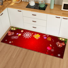Christmas Pattern Kitchen Mat Bedroom Entrance Doormat  Living Room Carpet 3D Home Floor Decoration Bathroom Non-Slip Rug - DeliverMyCart.com