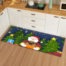 Christmas Pattern Kitchen Mat Bedroom Entrance Doormat  Living Room Carpet 3D Home Floor Decoration Bathroom Non-Slip Rug - DeliverMyCart.com