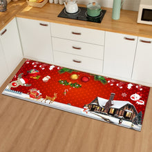 Christmas Pattern Kitchen Mat Bedroom Entrance Doormat  Living Room Carpet 3D Home Floor Decoration Bathroom Non-Slip Rug - DeliverMyCart.com