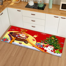 Christmas Pattern Kitchen Mat Bedroom Entrance Doormat  Living Room Carpet 3D Home Floor Decoration Bathroom Non-Slip Rug - DeliverMyCart.com