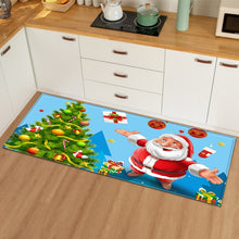 Christmas Pattern Kitchen Mat Bedroom Entrance Doormat  Living Room Carpet 3D Home Floor Decoration Bathroom Non-Slip Rug - DeliverMyCart.com