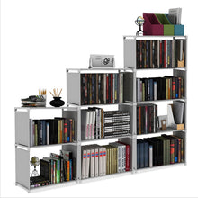 DIY Assemble Book Shelf Non-woven Fabric Storage Rack Removable Book Stand Holder Sundries Organizer Display Shelf for Home