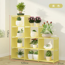 DIY Assemble Book Shelf Non-woven Fabric Storage Rack Removable Book Stand Holder Sundries Organizer Display Shelf for Home