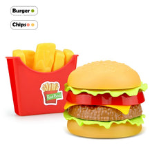 Children Simulation Food Hamburger Hotdog Kitchen Toy Set Pretend Play Miniature Snack Burger Educational Toys For Girl Kid