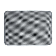Pet Cat Litter Mat EVA Double Layer Anti Splash Cat Litter Mat Bedding Doormat Easy To Clean Scatter Control,45x30cm