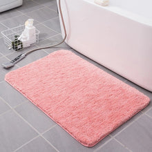 Cotton Fiber Bath Mat Super Absorbent Bathroom Carpets Rugs Bathtub Floor Mat Doormat For Shower Room Toilet Bathroom Mat 4 Size