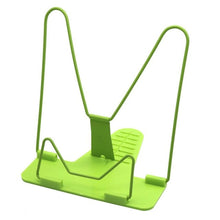 1 Pcs Bookends Portable Foldable Adjustable Bookend Stand Reading Book Stand Document Holder Base Reading Book Holder