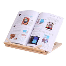 Wooden Frame Reading Bookshelf Bracket Book Reading Bookend Tablet PC Support Music Stand Wood Table Drawing Easel Stationery