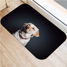 1pcs 40*60cm Cute Pug Husky Dog Pattern Anti-Slip Suede Carpet Door Mat Doormat Outdoor Kitchen Living Room Floor Mat Rug 48302 - DeliverMyCart.com