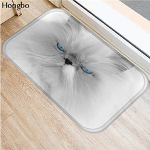 Hongbo Kawaii Welcome Floor Mats Animal Cat Printed Bathroom Kitchen Carpets Doormats Cat Floor Mat for Living Room Anti-Slip - DeliverMyCart.com