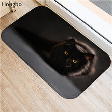 Hongbo Kawaii Welcome Floor Mats Animal Cat Printed Bathroom Kitchen Carpets Doormats Cat Floor Mat for Living Room Anti-Slip - DeliverMyCart.com