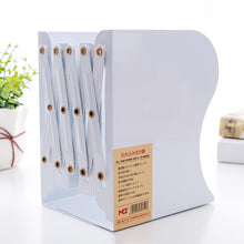 Metal Telescopic Book Stand Adjustable Desktop Storage Organizer Bookends Support Stand Holder Book Shelf  Rack Office Supplies