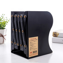 Metal Telescopic Book Stand Adjustable Desktop Storage Organizer Bookends Support Stand Holder Book Shelf  Rack Office Supplies