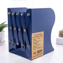 Metal Telescopic Book Stand Adjustable Desktop Storage Organizer Bookends Support Stand Holder Book Shelf  Rack Office Supplies
