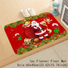 2020 Christmas Mat Outdoor Carpet Doormat Santa Ornament Christmas Decoration for Home Xmas Navidad Deco Noel New Year Gift 2021