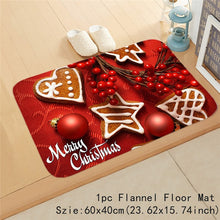 2020 Christmas Mat Outdoor Carpet Doormat Santa Ornament Christmas Decoration for Home Xmas Navidad Deco Noel New Year Gift 2021