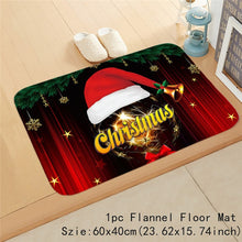 2020 Christmas Mat Outdoor Carpet Doormat Santa Ornament Christmas Decoration for Home Xmas Navidad Deco Noel New Year Gift 2021