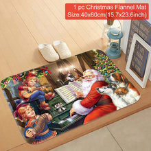 Merry Christmas Mat Outdoor Carpet Doormat Santa Ornament Christmas Decor For Home 2020 Navidad Noel Cristmas Gift New Year 2021
