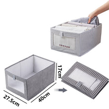 Foldable Underwear Storage Box Household Non Woven Clothing Storage Box Space-saving Wardrobe Drawer Finishing Container - DeliverMyCart.com
