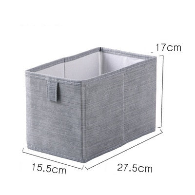 Foldable Underwear Storage Box Household Non Woven Clothing Storage Box Space-saving Wardrobe Drawer Finishing Container - DeliverMyCart.com