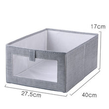 Foldable Underwear Storage Box Household Non Woven Clothing Storage Box Space-saving Wardrobe Drawer Finishing Container - DeliverMyCart.com