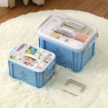Large First Aid Kit Plastic Medical Box Storage Bins Multi-Layer Medicine Container Household Storage Organizer for Medicine