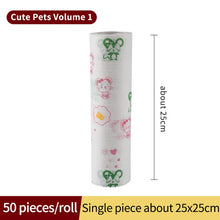 50Pcs/Roll Of Reusable Lazy Rags Bamboo Towels Wet And Dry For Kitchen Dishcloths Hand Towel Rolls Organic Dishwashing Cloth