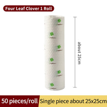 50Pcs/Roll Of Reusable Lazy Rags Bamboo Towels Wet And Dry For Kitchen Dishcloths Hand Towel Rolls Organic Dishwashing Cloth