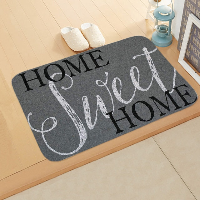 Welcome Mat Entrance Anti-Slip Mat Hallway Absorbent blanket Printed  Carpet For Room Bedroom Home Kitchen Doormat Art Pad