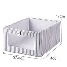 Foldable Underwear Storage Box Household Non Woven Clothing Storage Box Space-saving Wardrobe Drawer Finishing Container - DeliverMyCart.com
