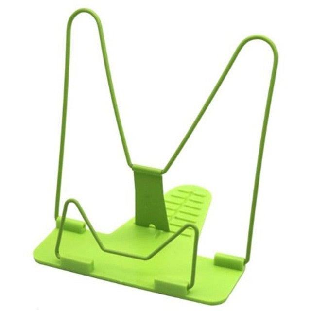 1 Pcs Bookends Portable Foldable Adjustable Bookend Stand Reading Book Stand Document Holder Base Reading Book Holder
