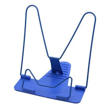 1 Pcs Bookends Portable Foldable Adjustable Bookend Stand Reading Book Stand Document Holder Base Reading Book Holder